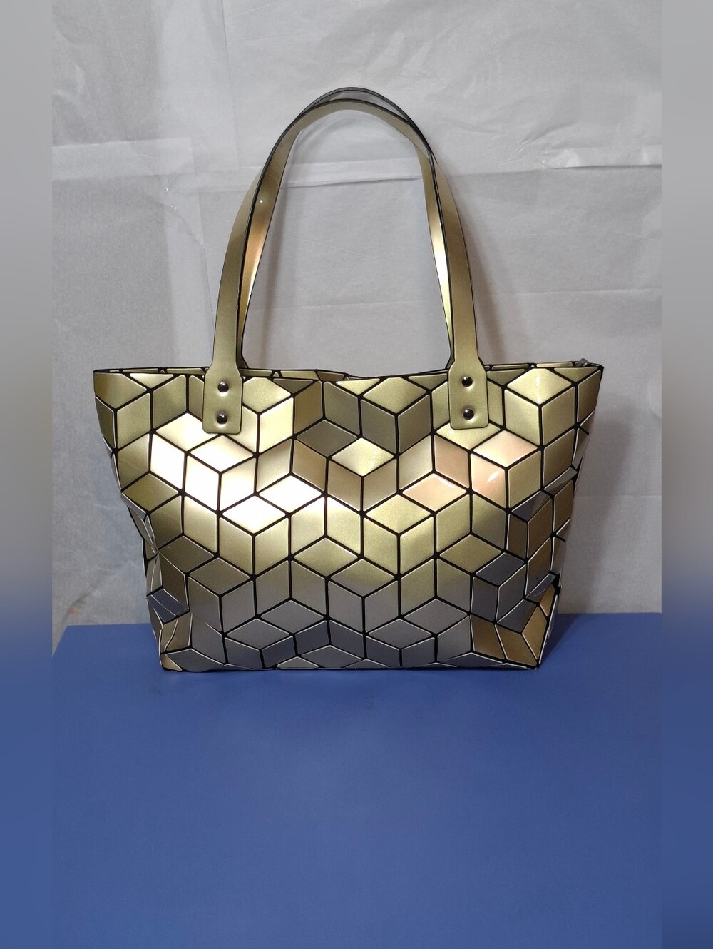 Emilio Pepe Italy 3D Geometric Tote Bag- EUC - Picture 12 of 12
